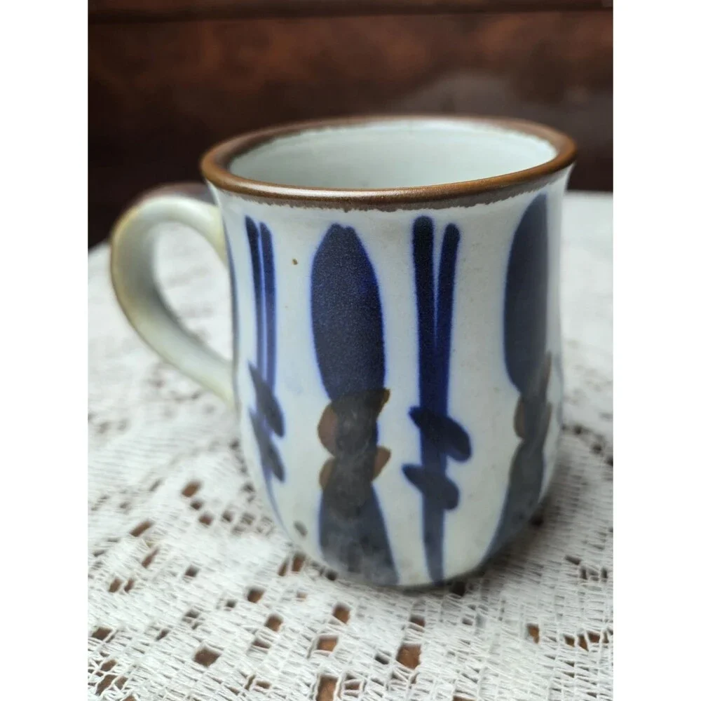 Takahashi San Francisco Vintage hand painted Stoneware Mug